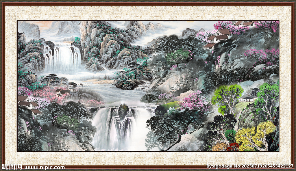巨幅山水