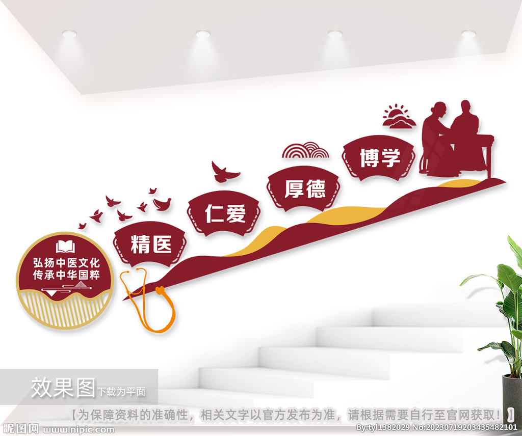 中医楼梯文化墙图片