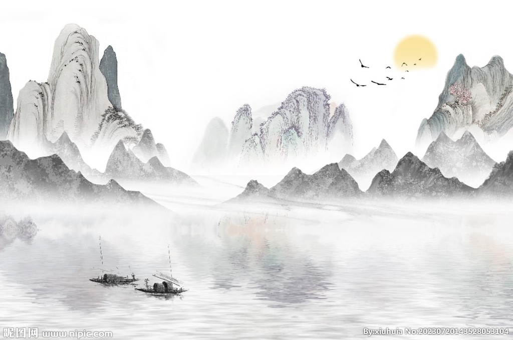 意境山水画