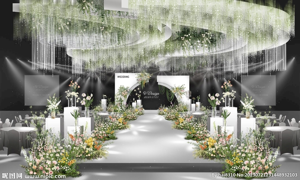 秀场风白色婚礼