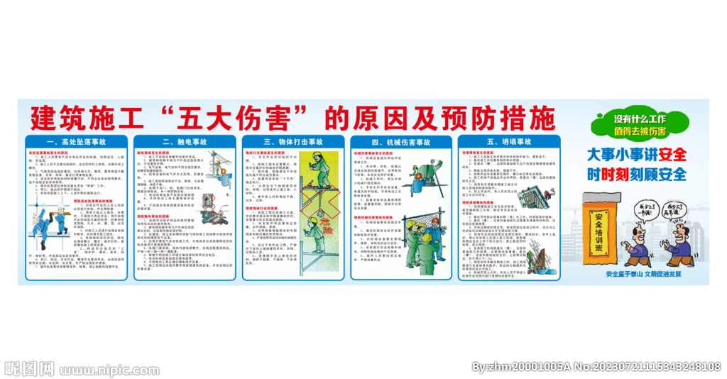 建筑施工  五大伤害