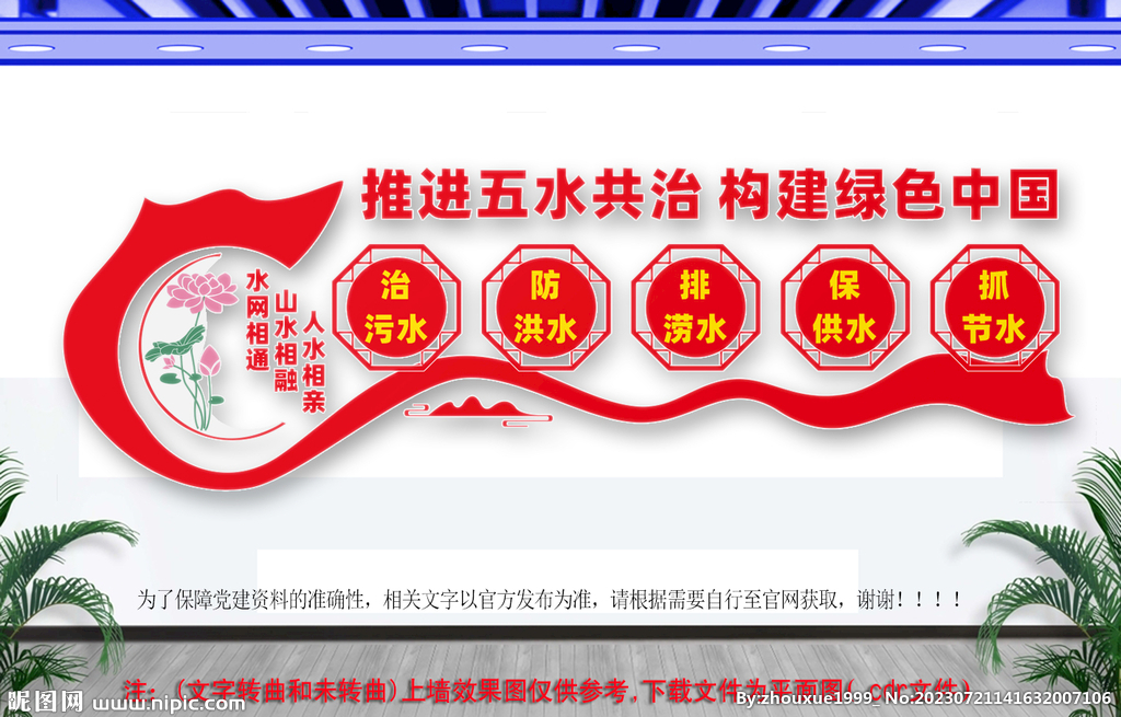  五水共治宣传展板
