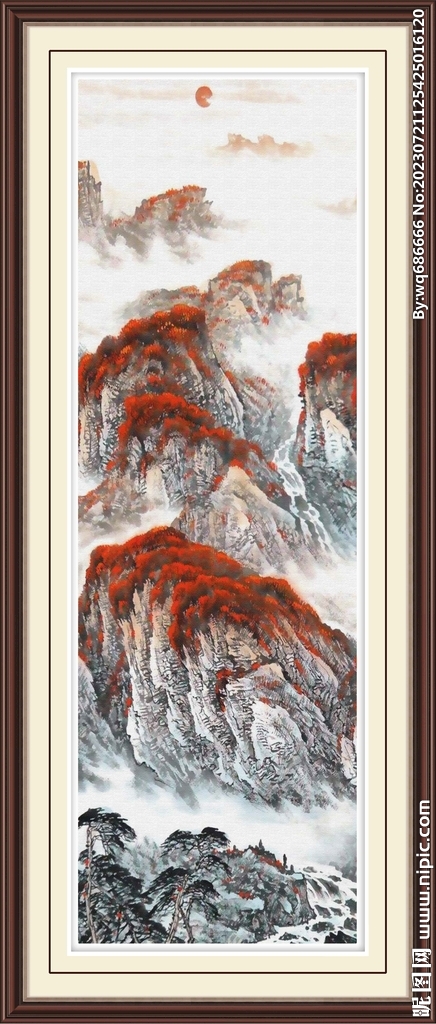玄关山水画