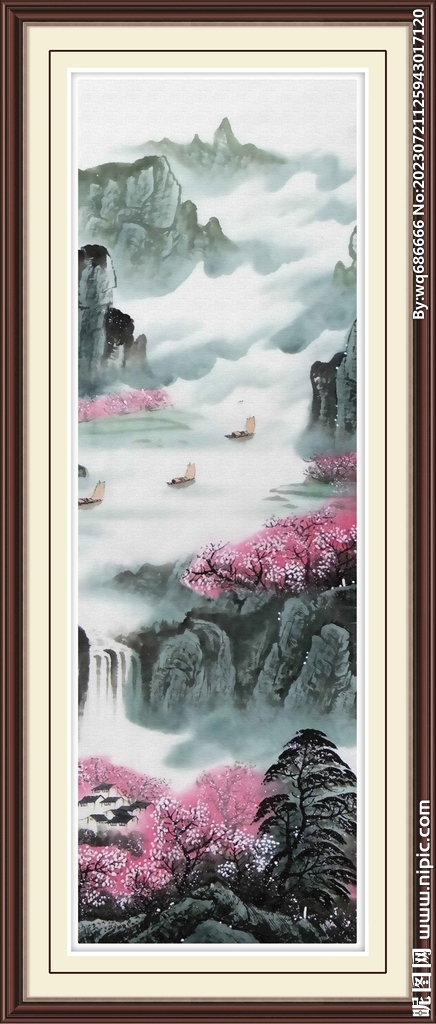 意境山水画