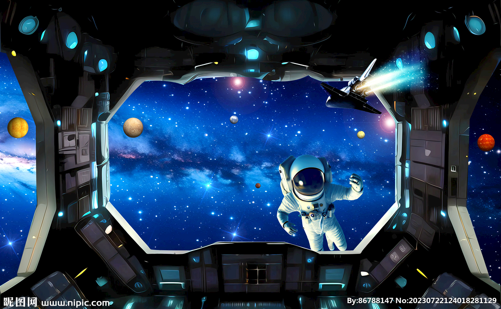星空立体画
