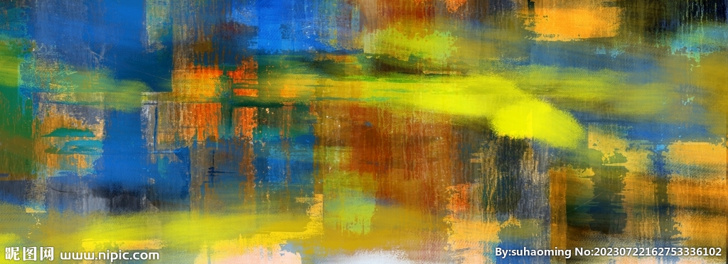 抽象油画