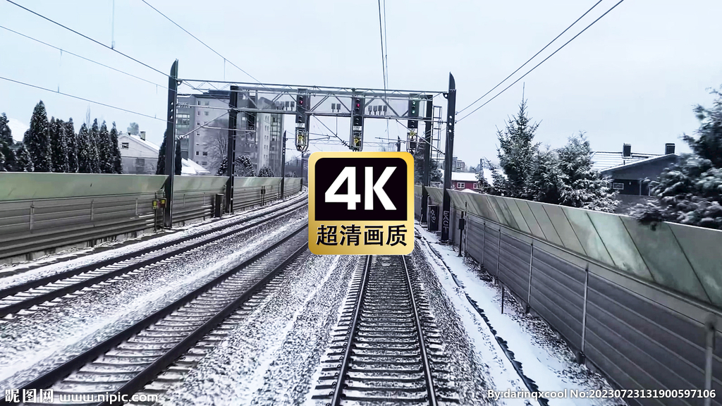 冬季铁路周边沿线美景