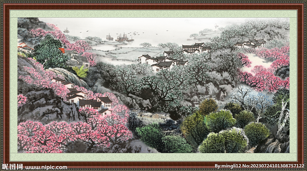 中国画山水