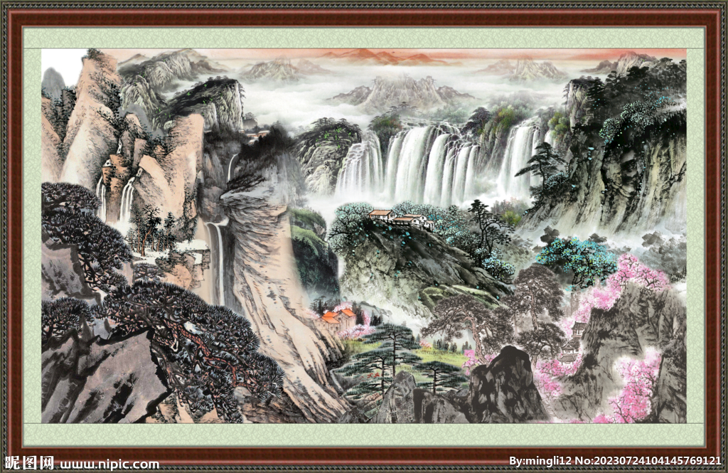 山水风景图