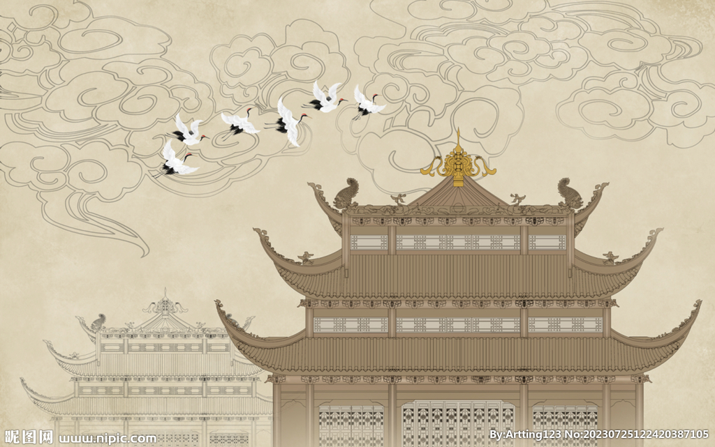 瑞鹤图
