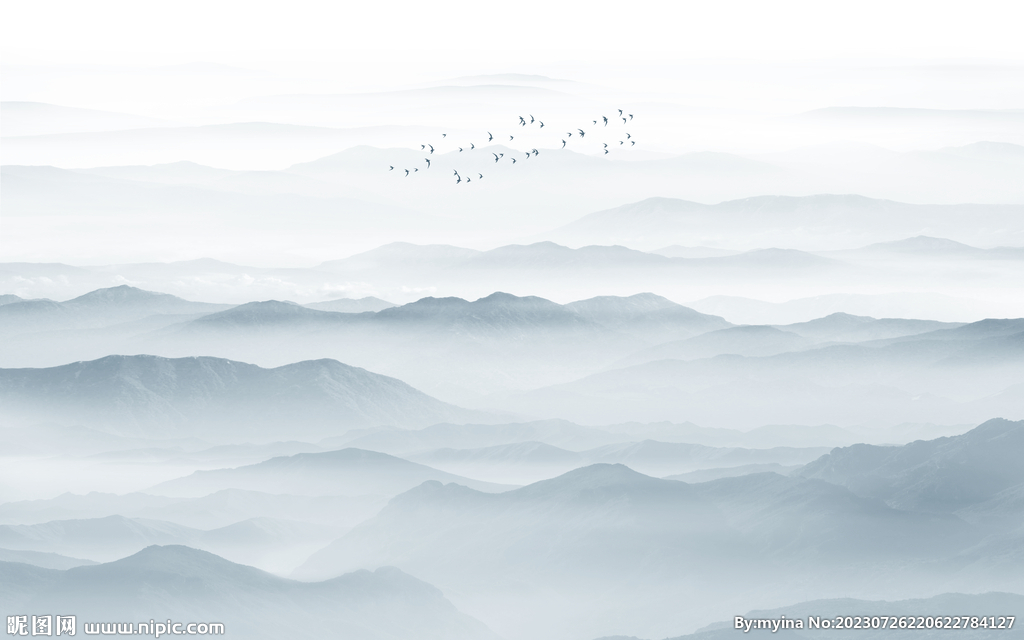 新中式山水画