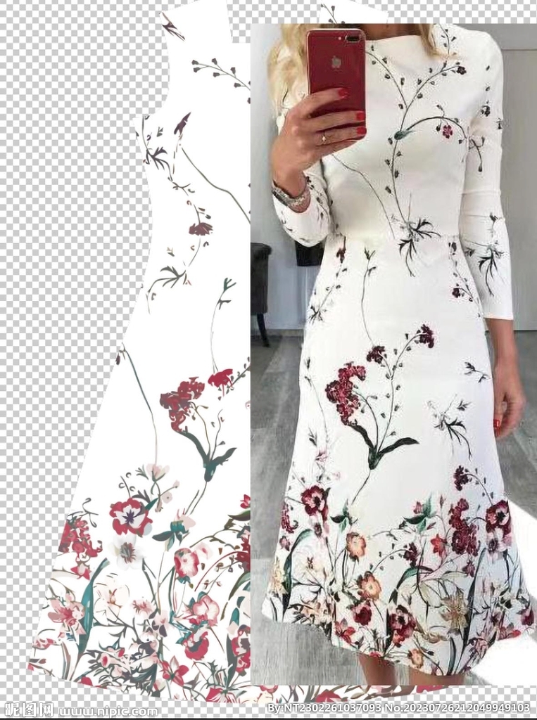手绘花  定位