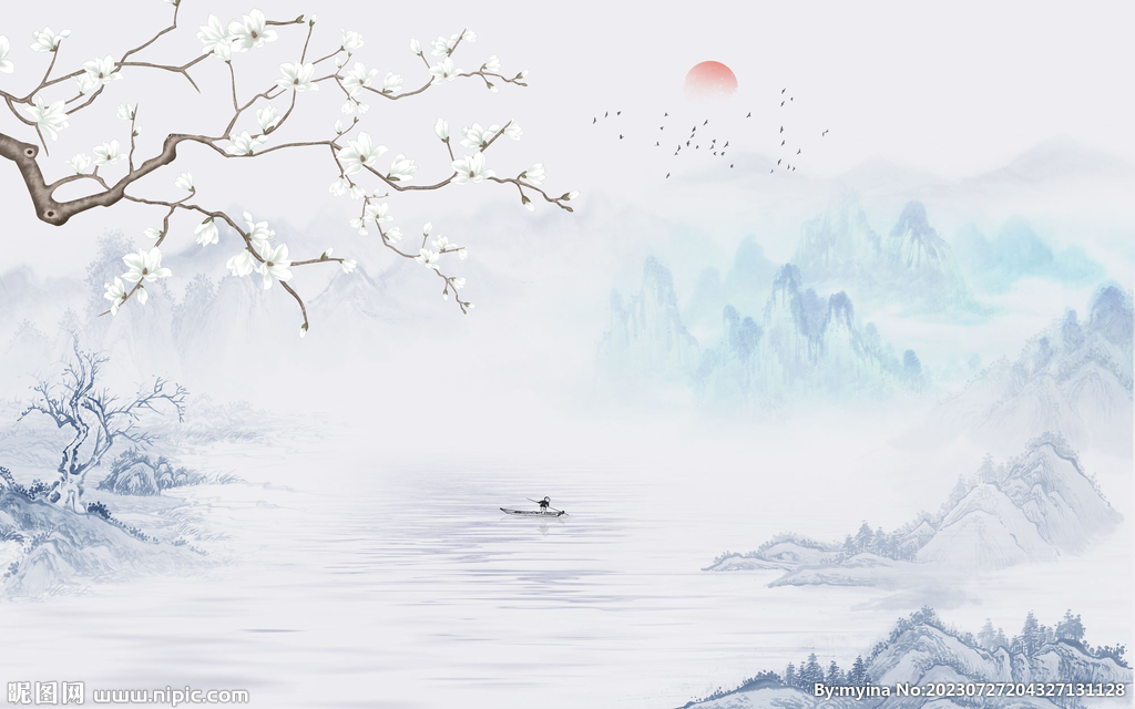 写意山水画
