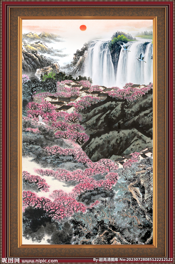 山水中堂画