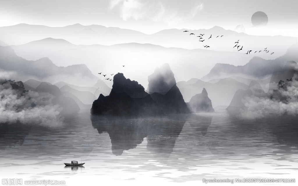 意境山水画