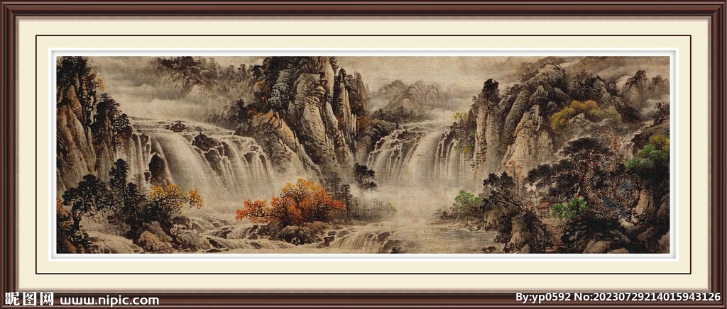 古画山水画