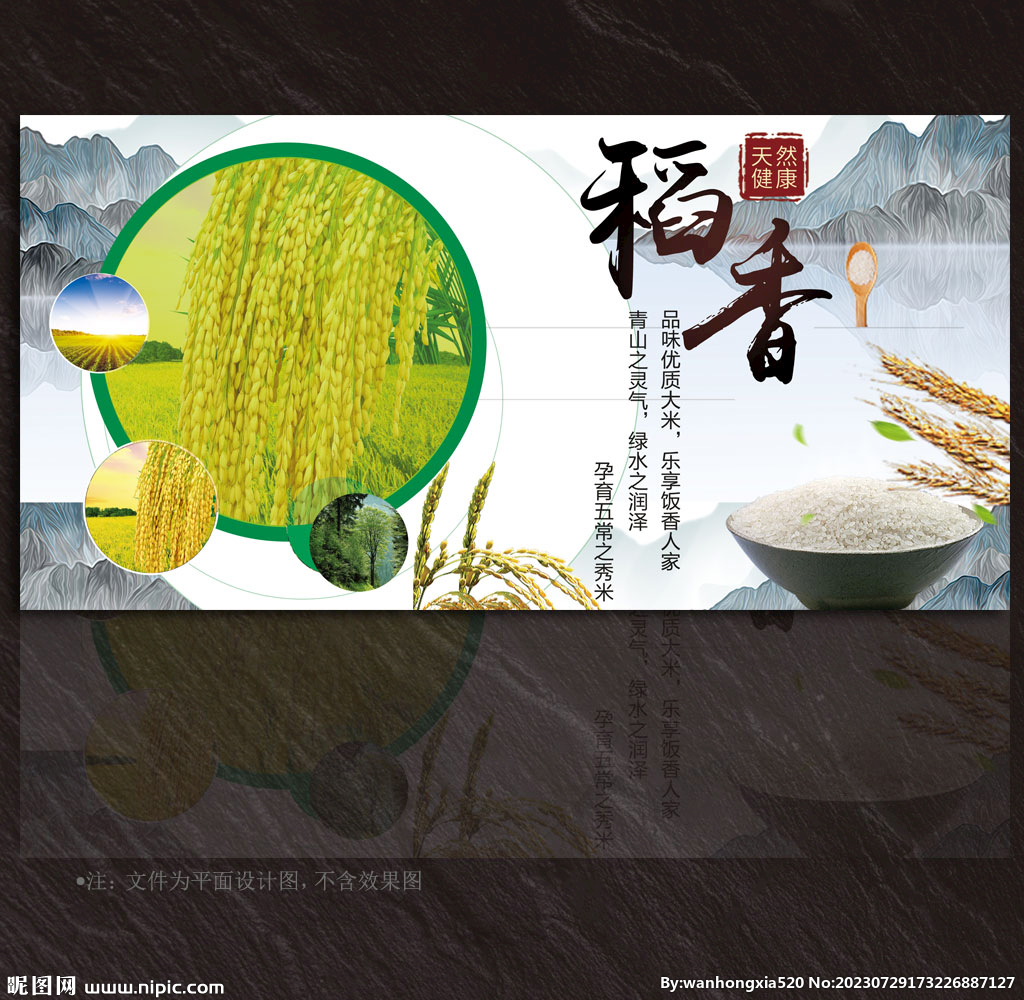 水稻展板