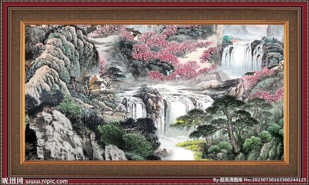 山水风景画 