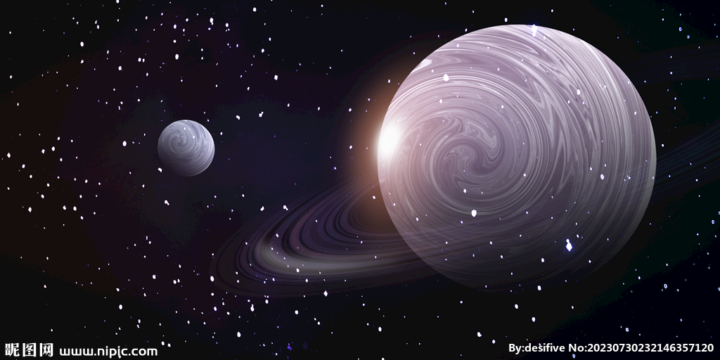 宇宙星球星空背景墙
