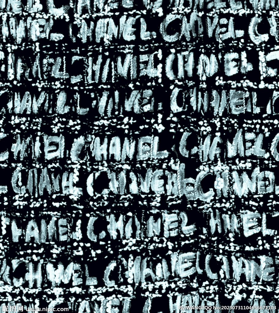 扎染字母