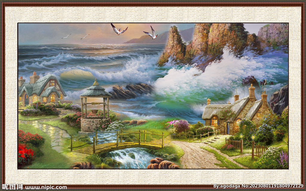 风景油画 