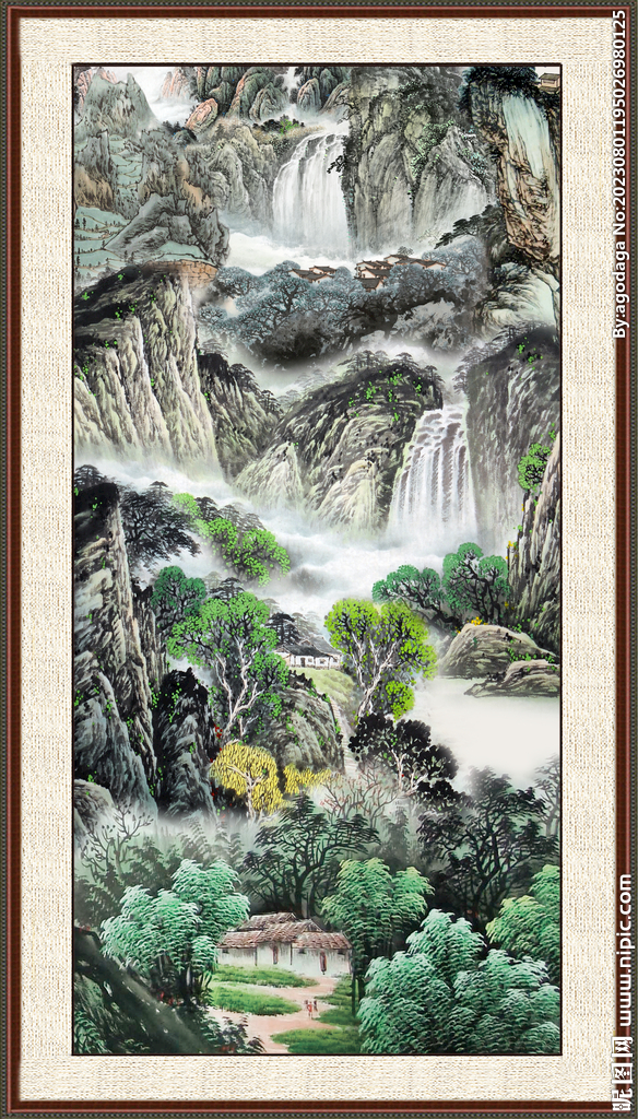 巨幅山水画
