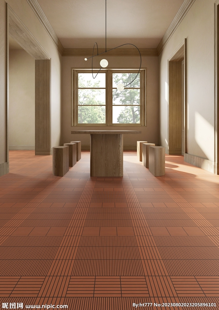现代意式 艺术红砖 休息区空间