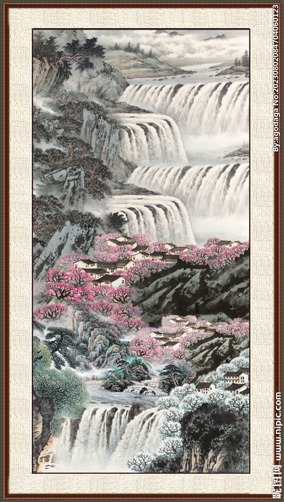 巨幅山水画 