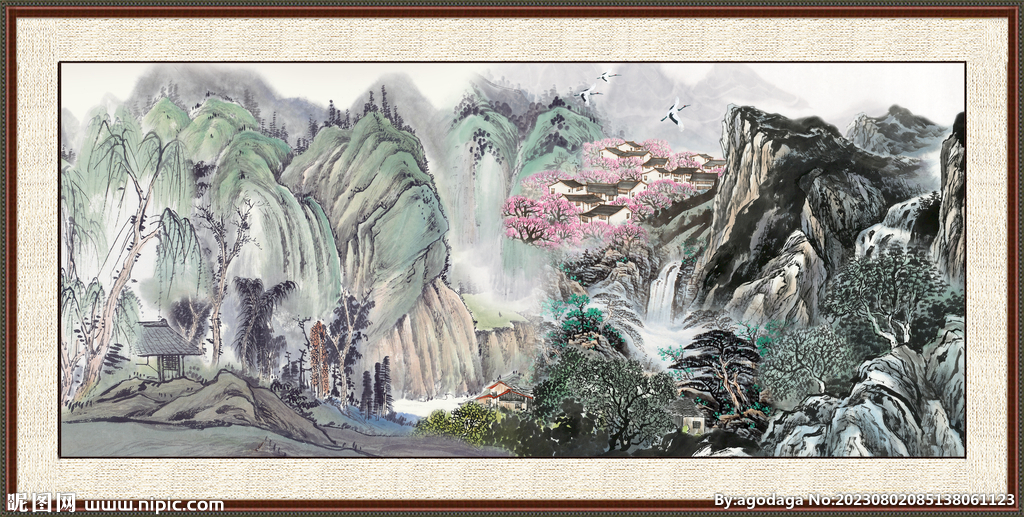 山水 