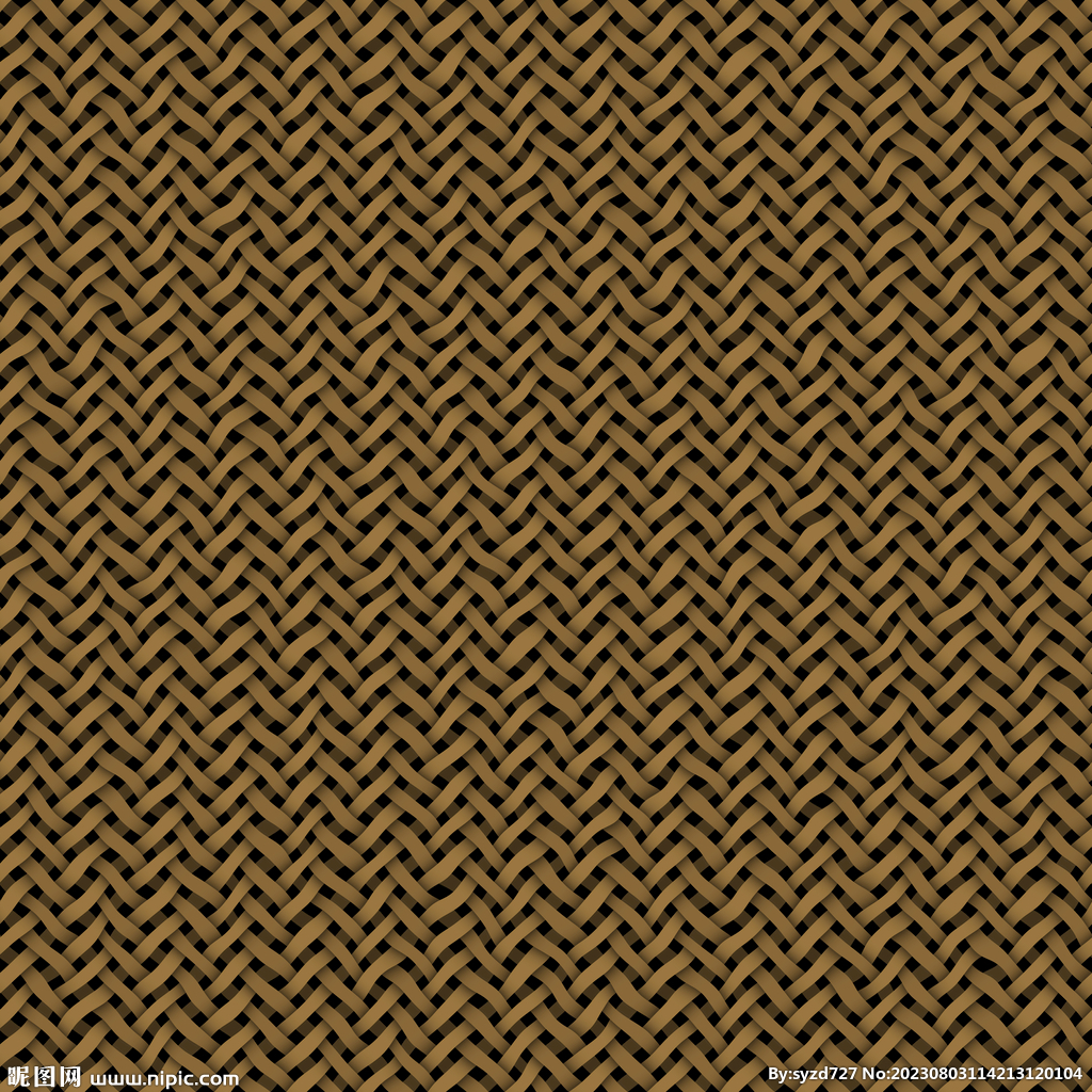 棕色编织纹