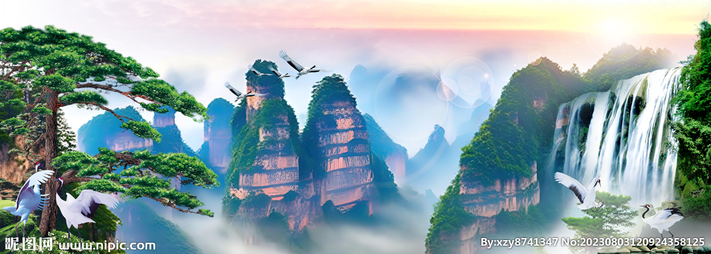 山水风景画