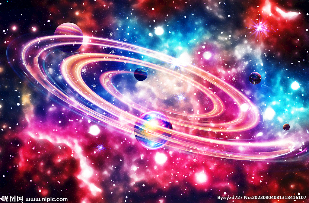 宇宙星空星球装饰画