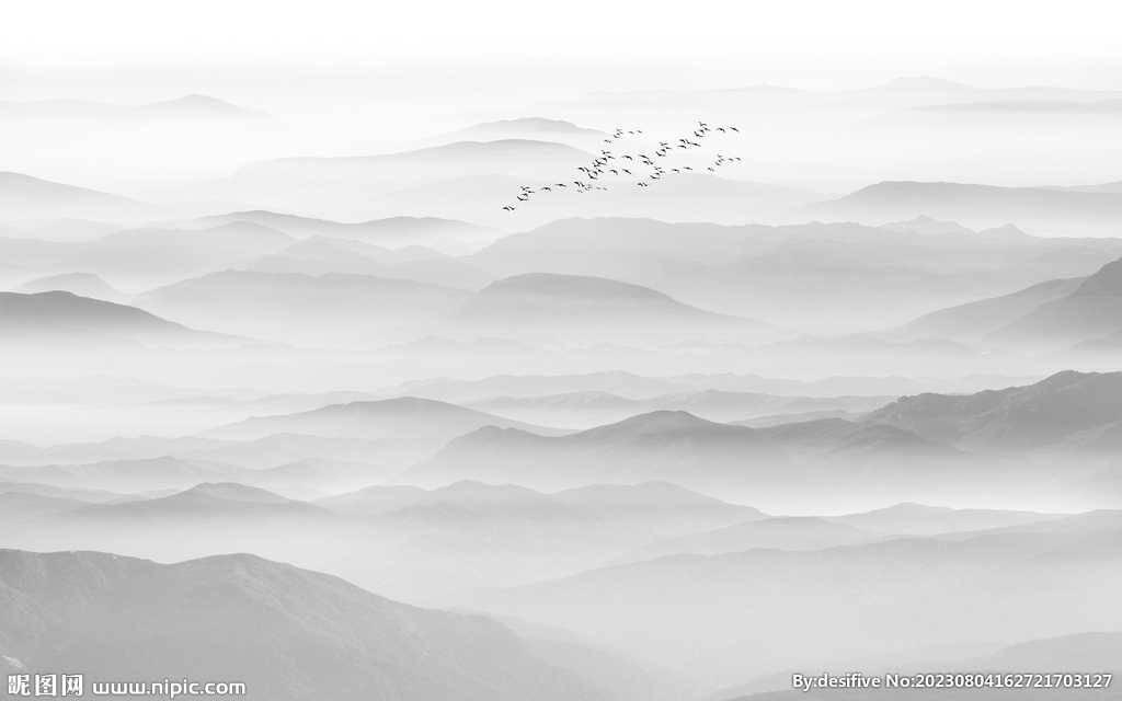 新中式禅意山水画