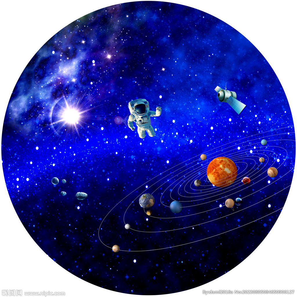 圆形星空
