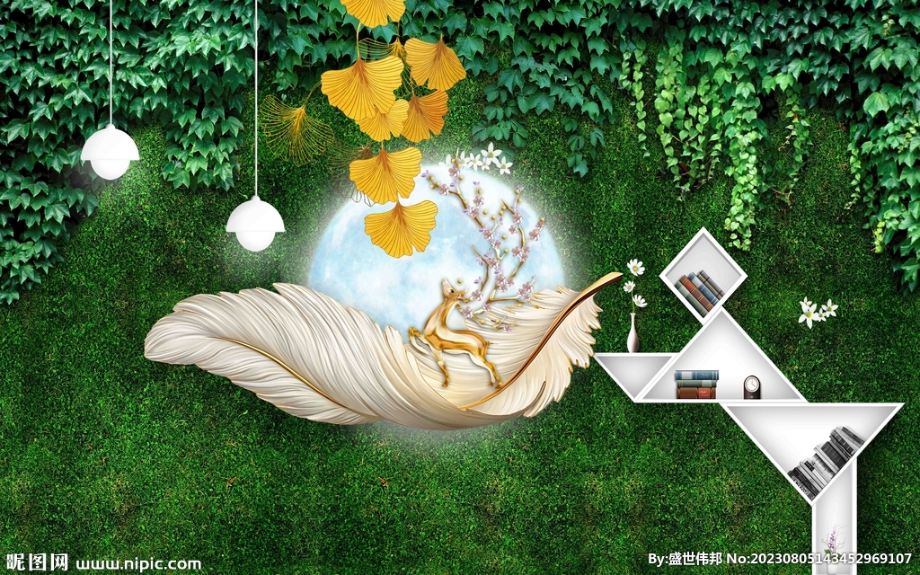 网红背景墙 