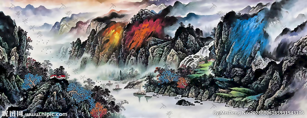 国画山水