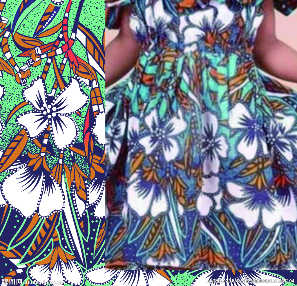 热带花