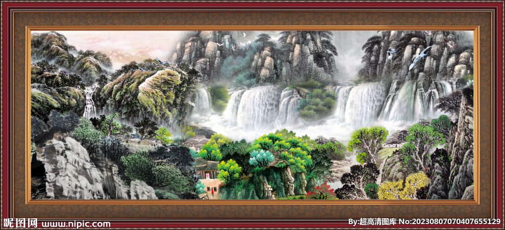 山水风景画