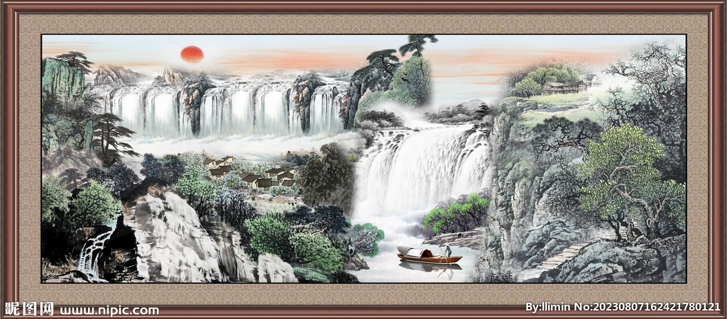 山水画 