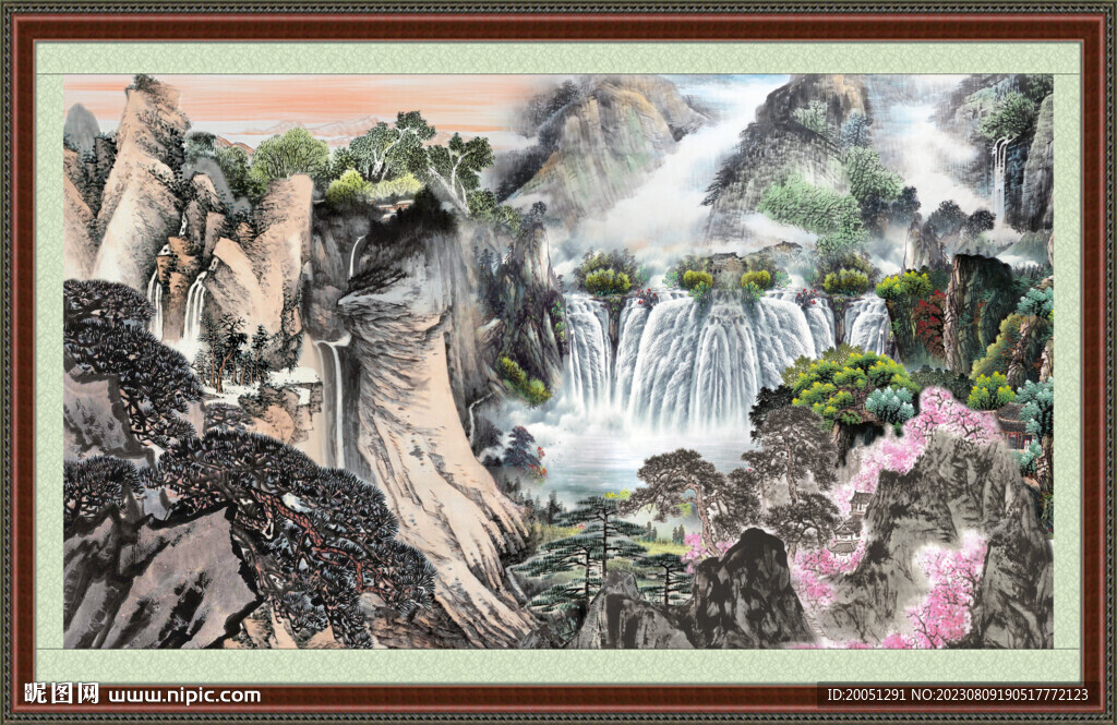 国画山水 