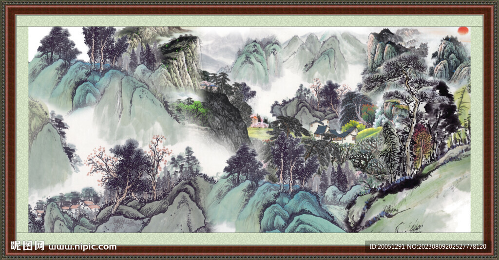 国画山水 