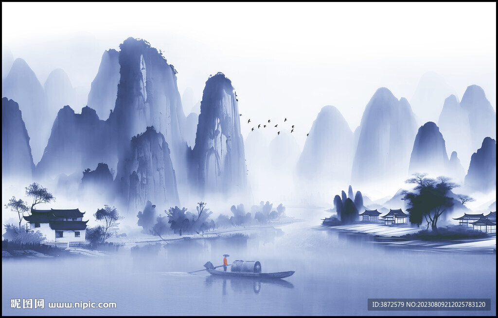 意境山水画