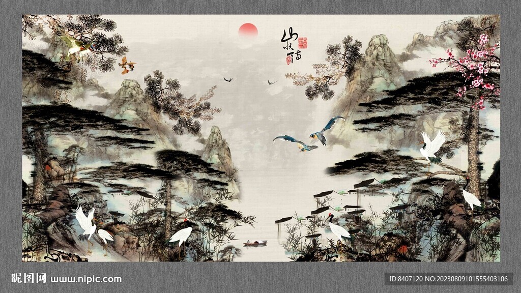 松鹤图