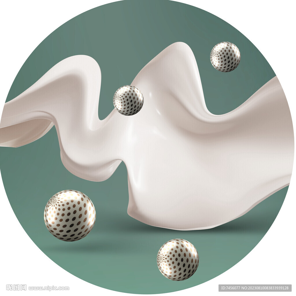 时尚银色球艺术挂画装饰画