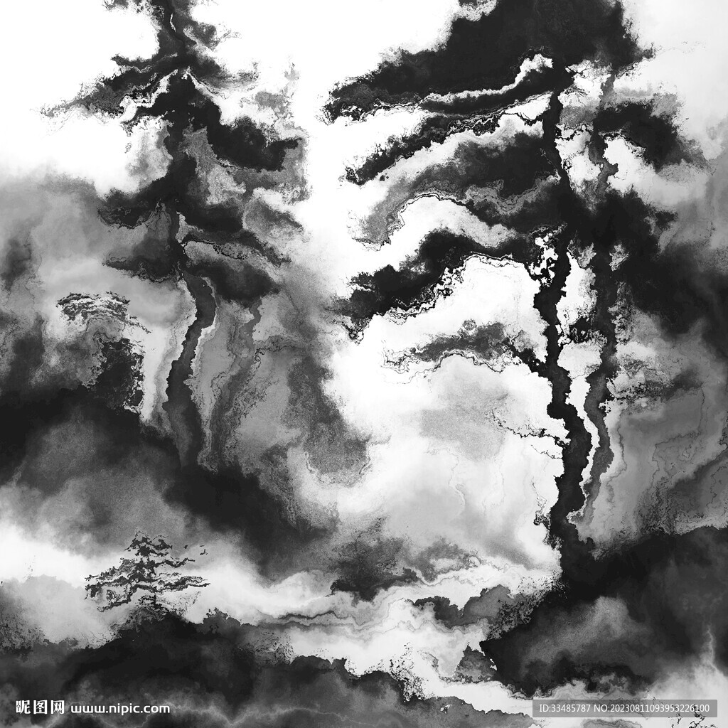 水墨大理石纹理装饰背景