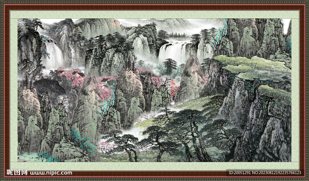 山水风景画 