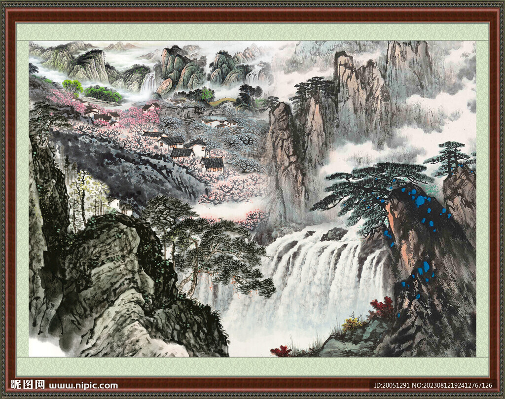 山水风景画 