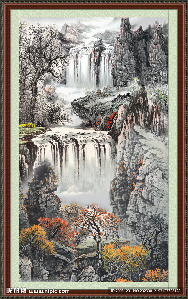 山水风景画 