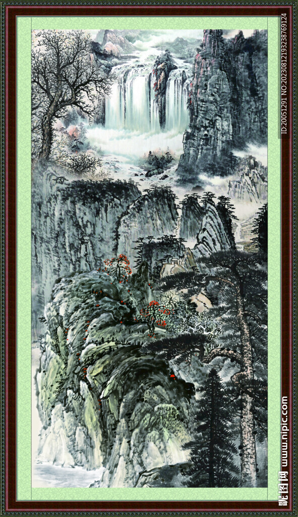 山水风景画 