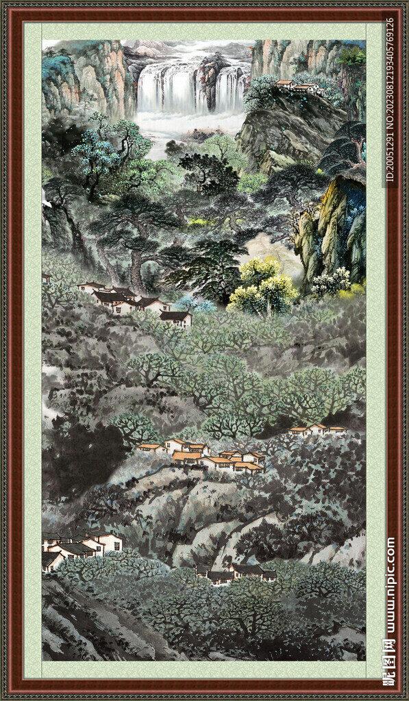 山水风景画 
